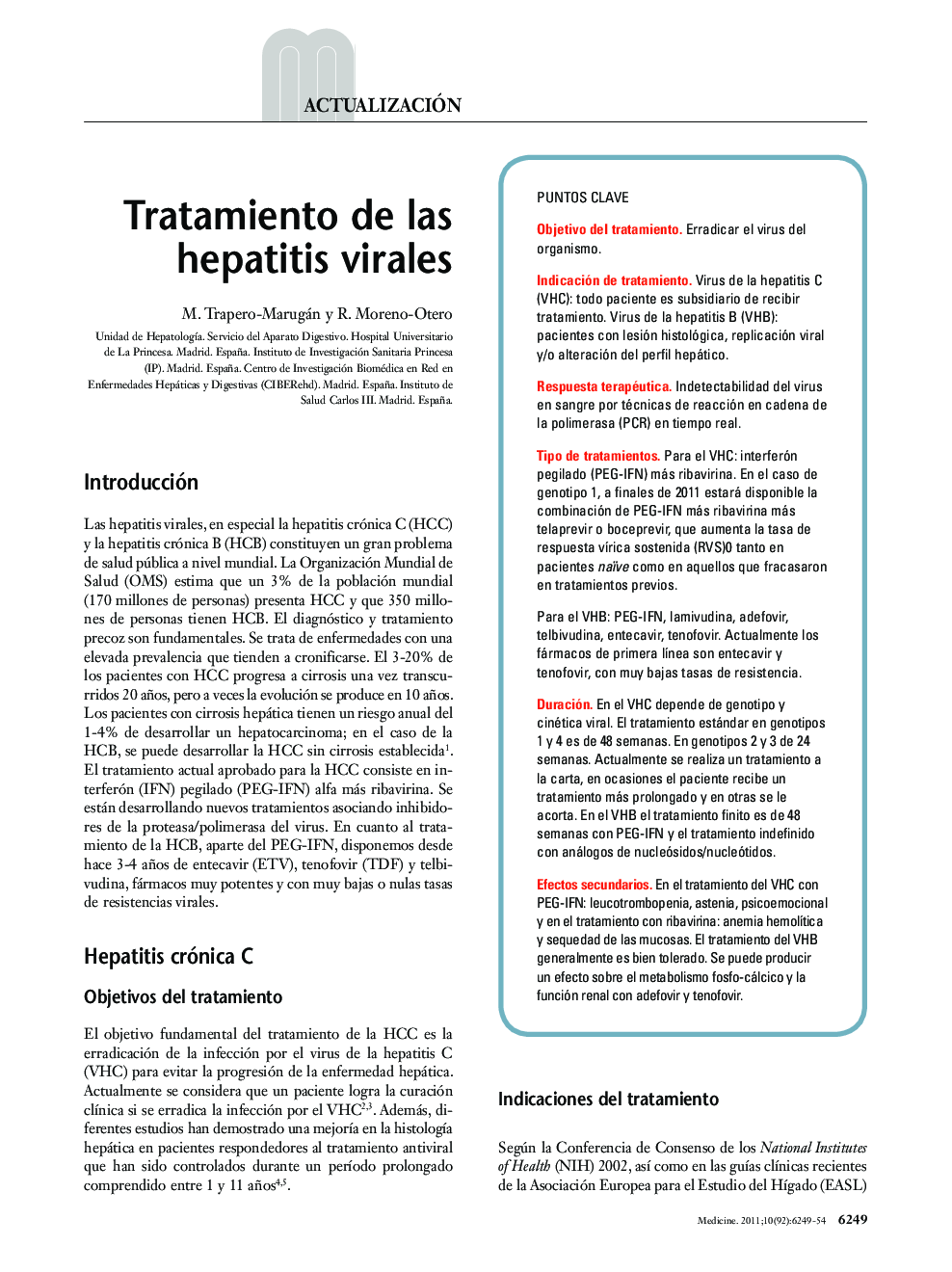 Tratamiento de las hepatitis virales