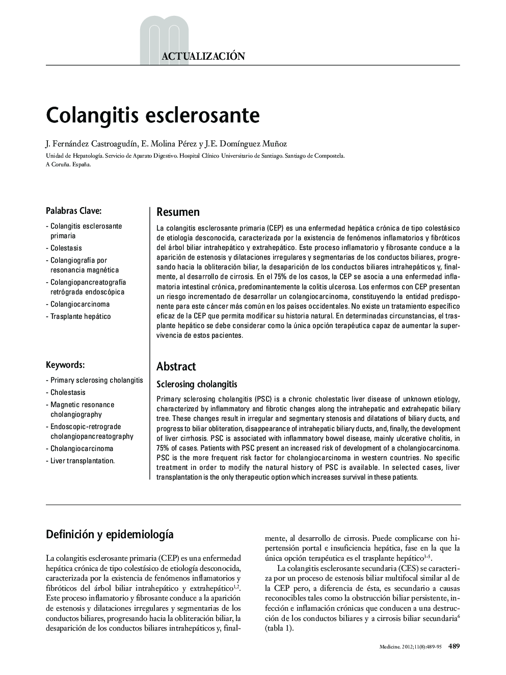Colangitis esclerosante