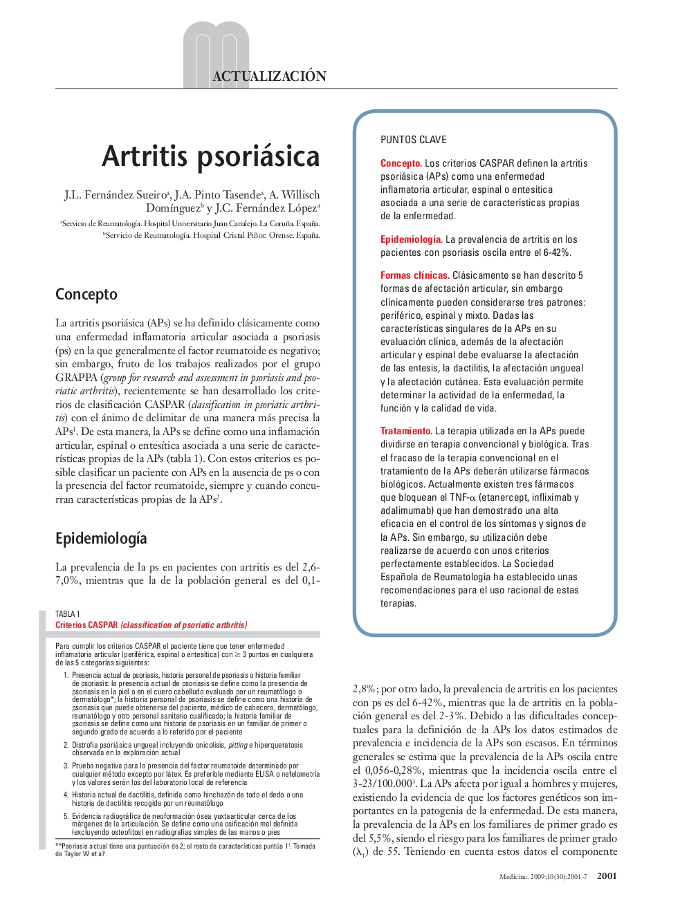 Artritis psoriásica