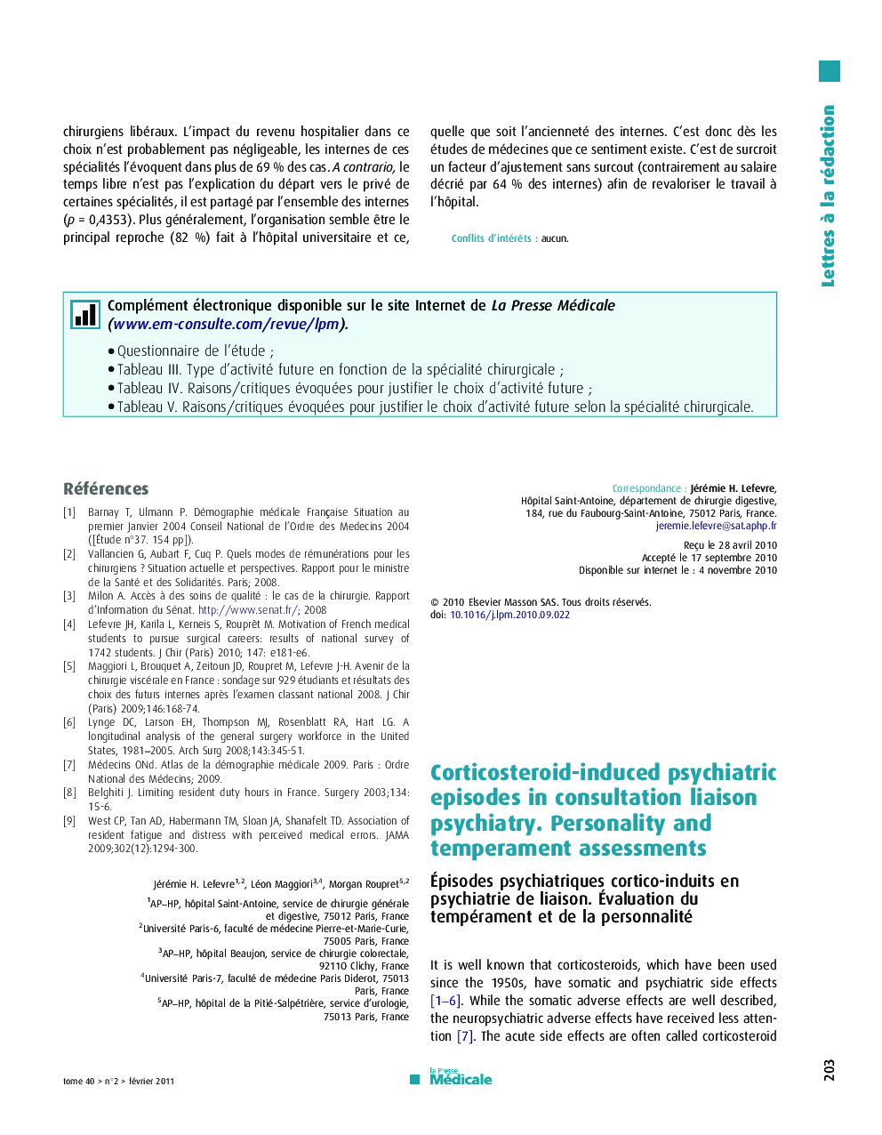 Corticosteroid-induced psychiatric episodes in consultation liaison psychiatry. Personality and temperament assessments