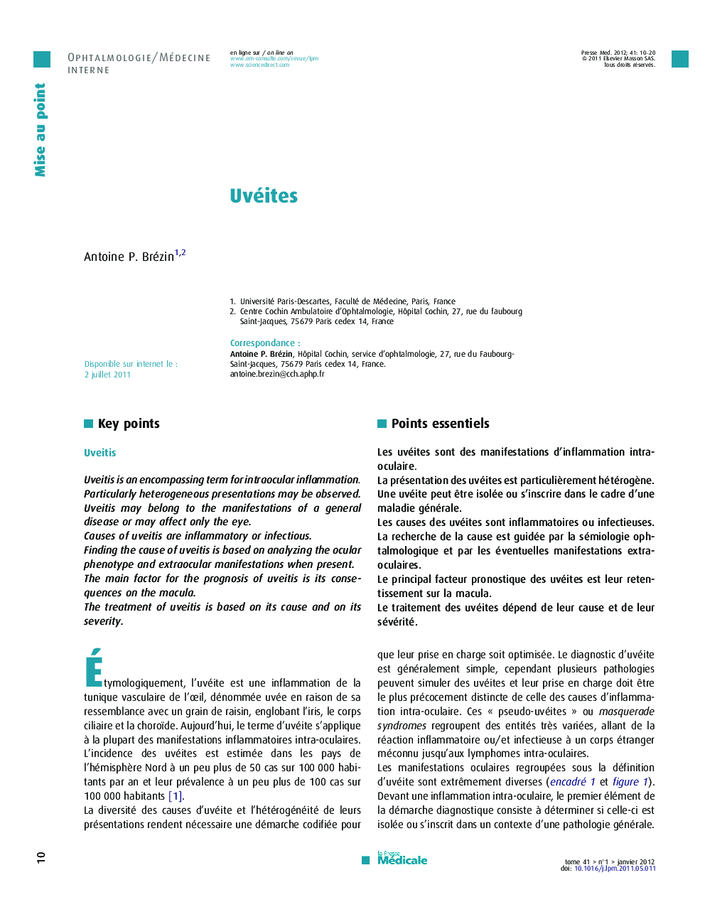 Uvéites