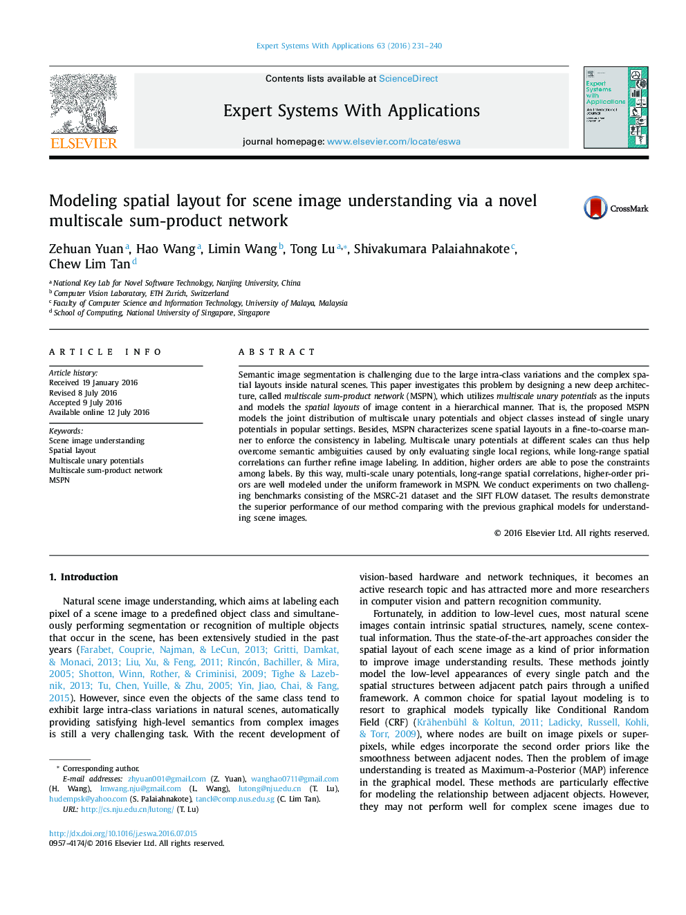 Modeling spatial layout for scene image understanding via a novel multiscale sum-product network