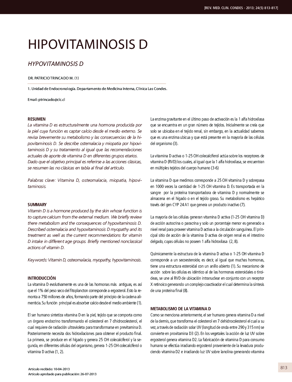 Hipovitaminosis D
