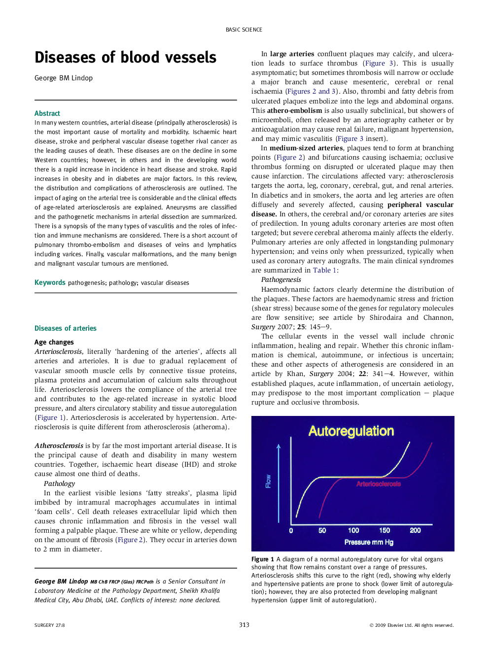 Diseases of blood vessels