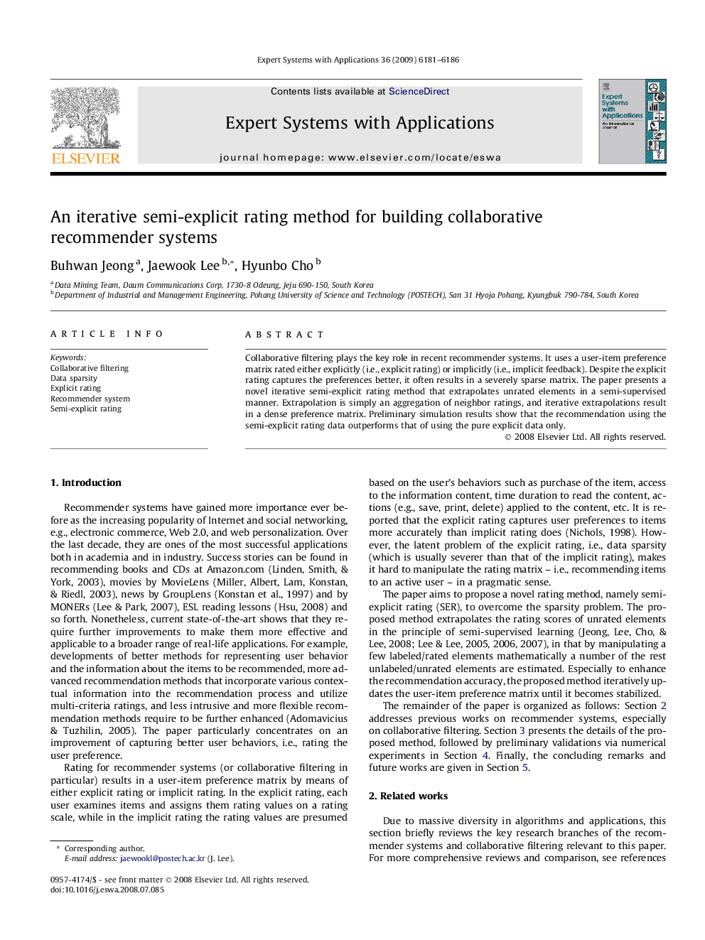 An iterative semi-explicit rating method for building collaborative recommender systems