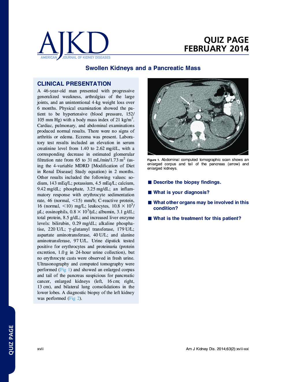 Quiz Page February 2014