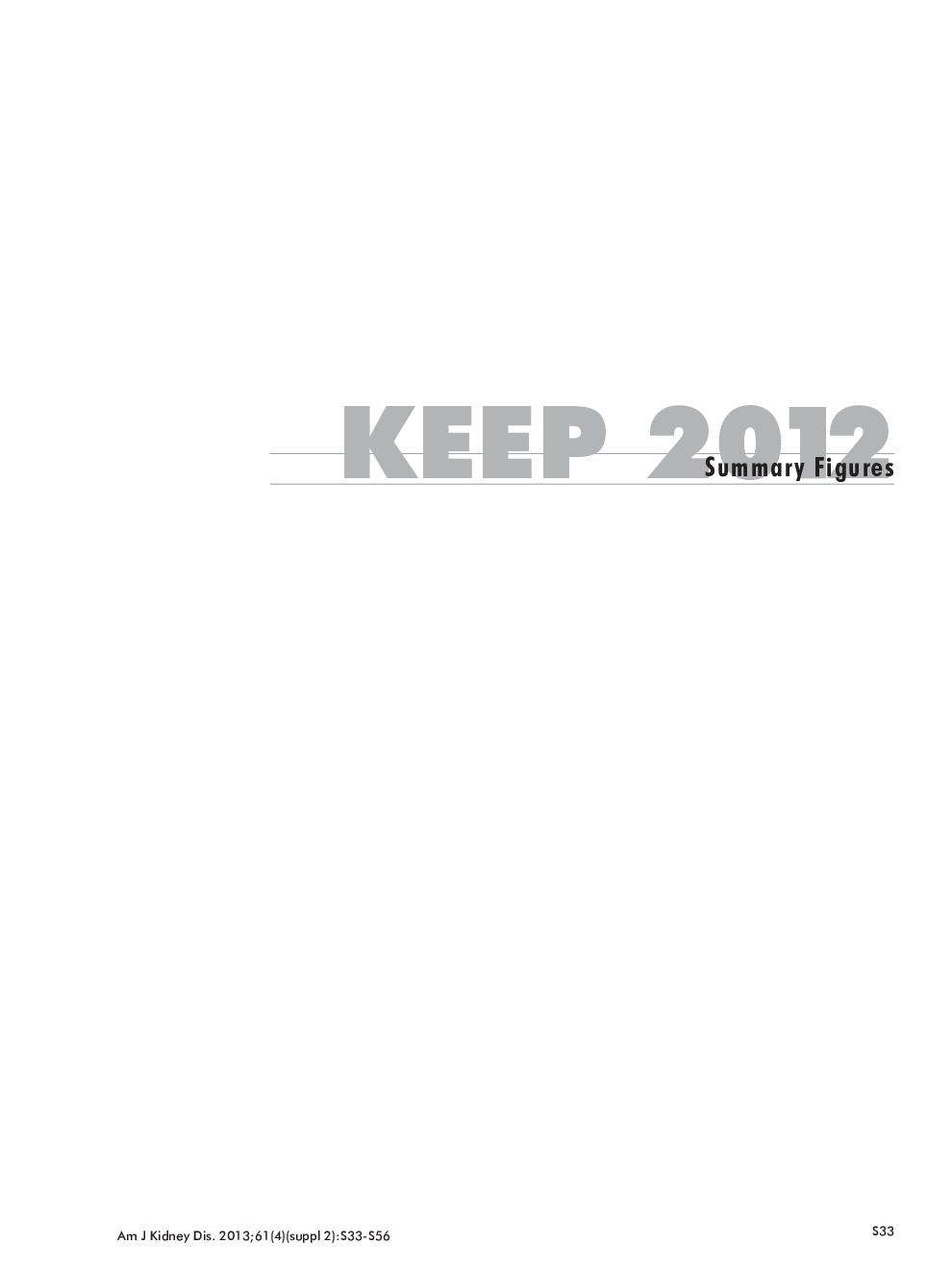 KEEP 2012 Summary Figures, Reference Tables, and Analytical Methods
