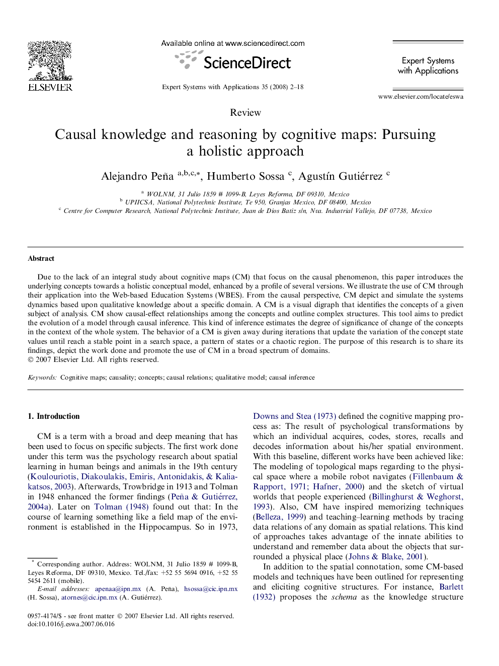 Causal knowledge and reasoning by cognitive maps: Pursuing a holistic approach