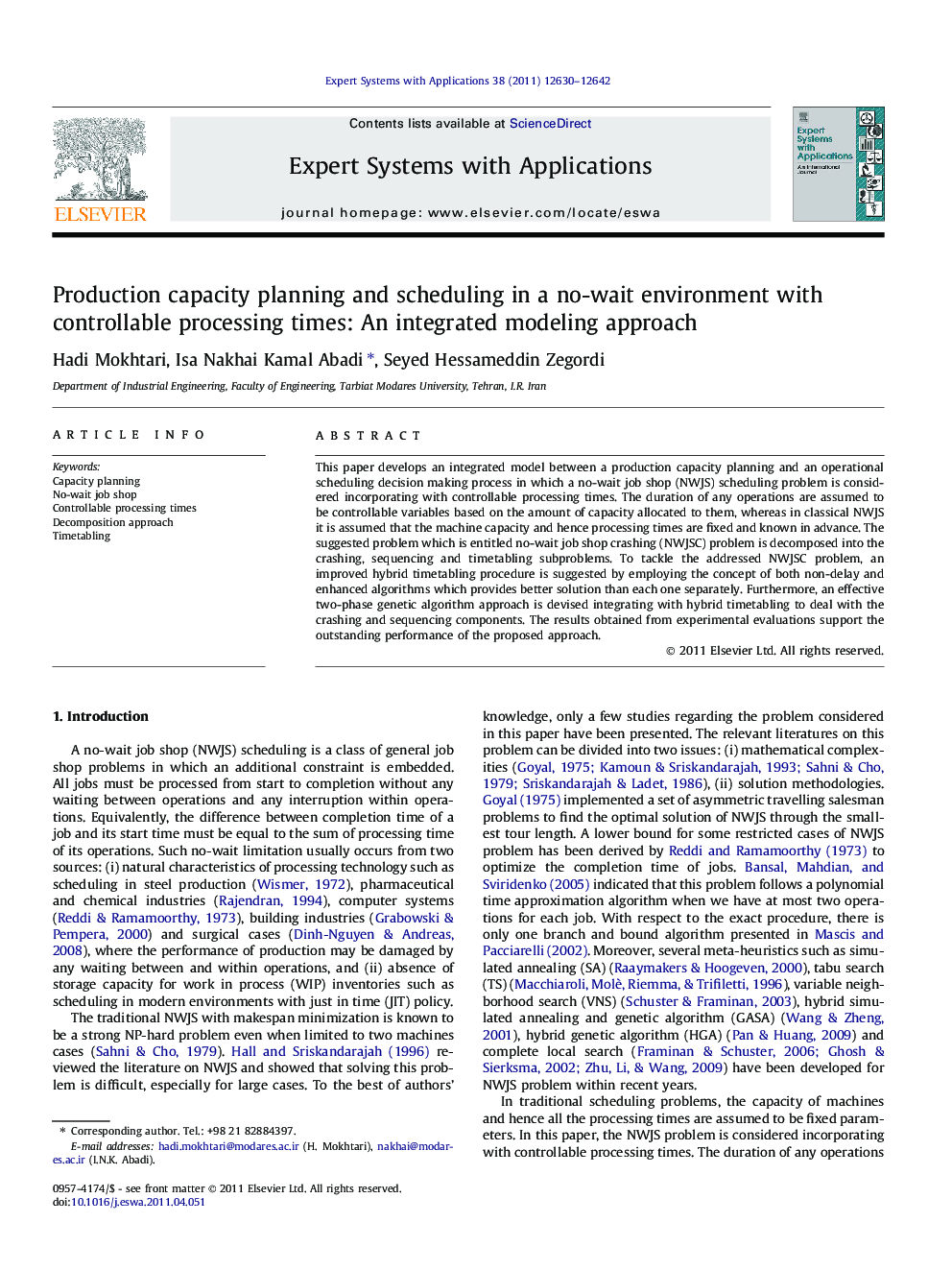 Production capacity planning and scheduling in a no-wait environment with controllable processing times: An integrated modeling approach