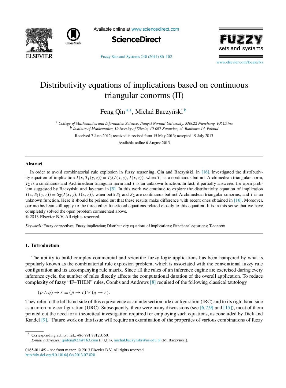 Distributivity equations of implications based on continuous triangular conorms (II)