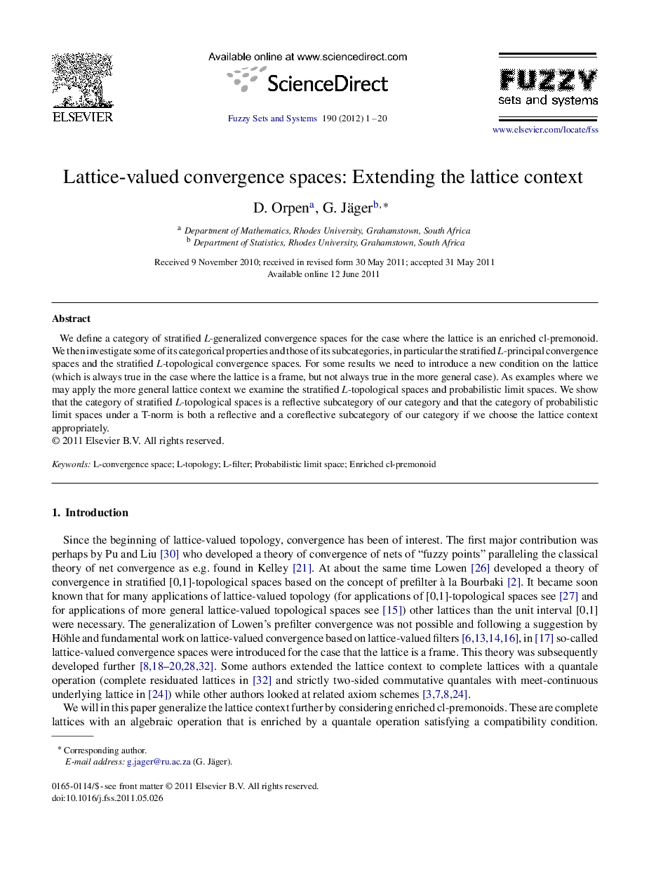 Lattice-valued convergence spaces: Extending the lattice context