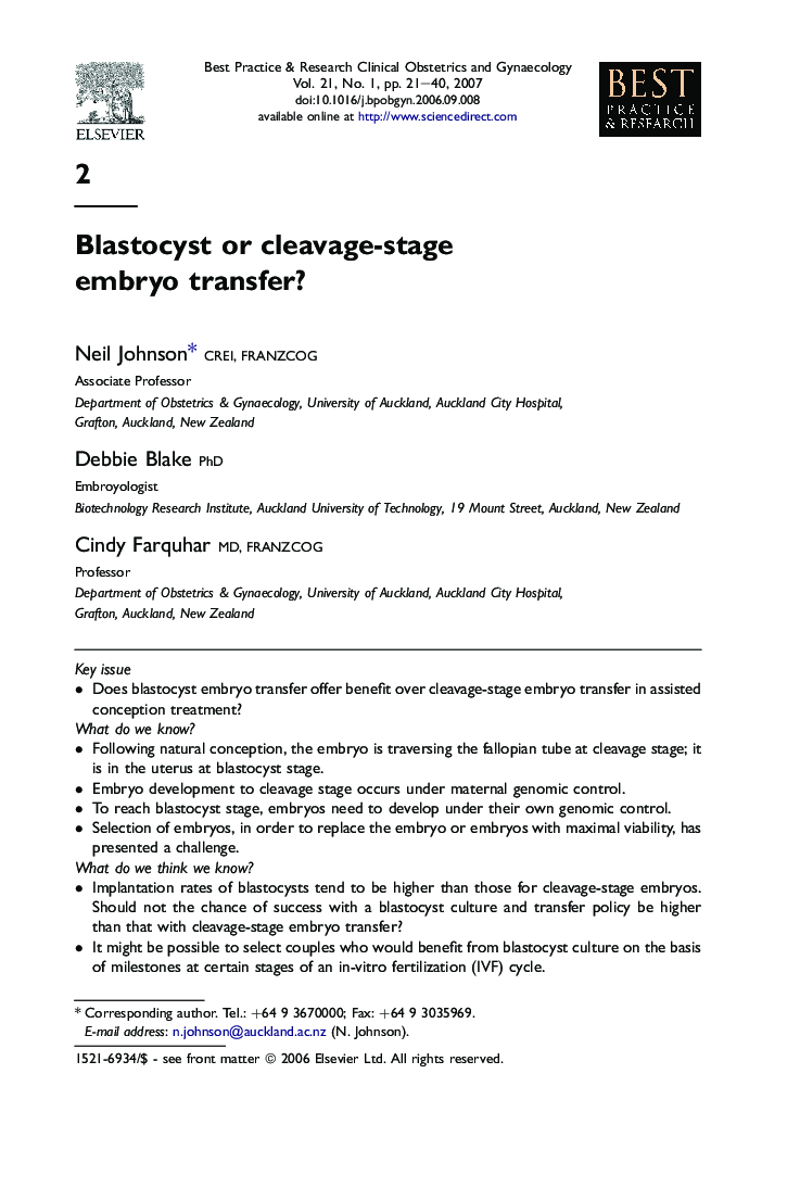 Blastocyst or cleavage-stage embryo transfer?