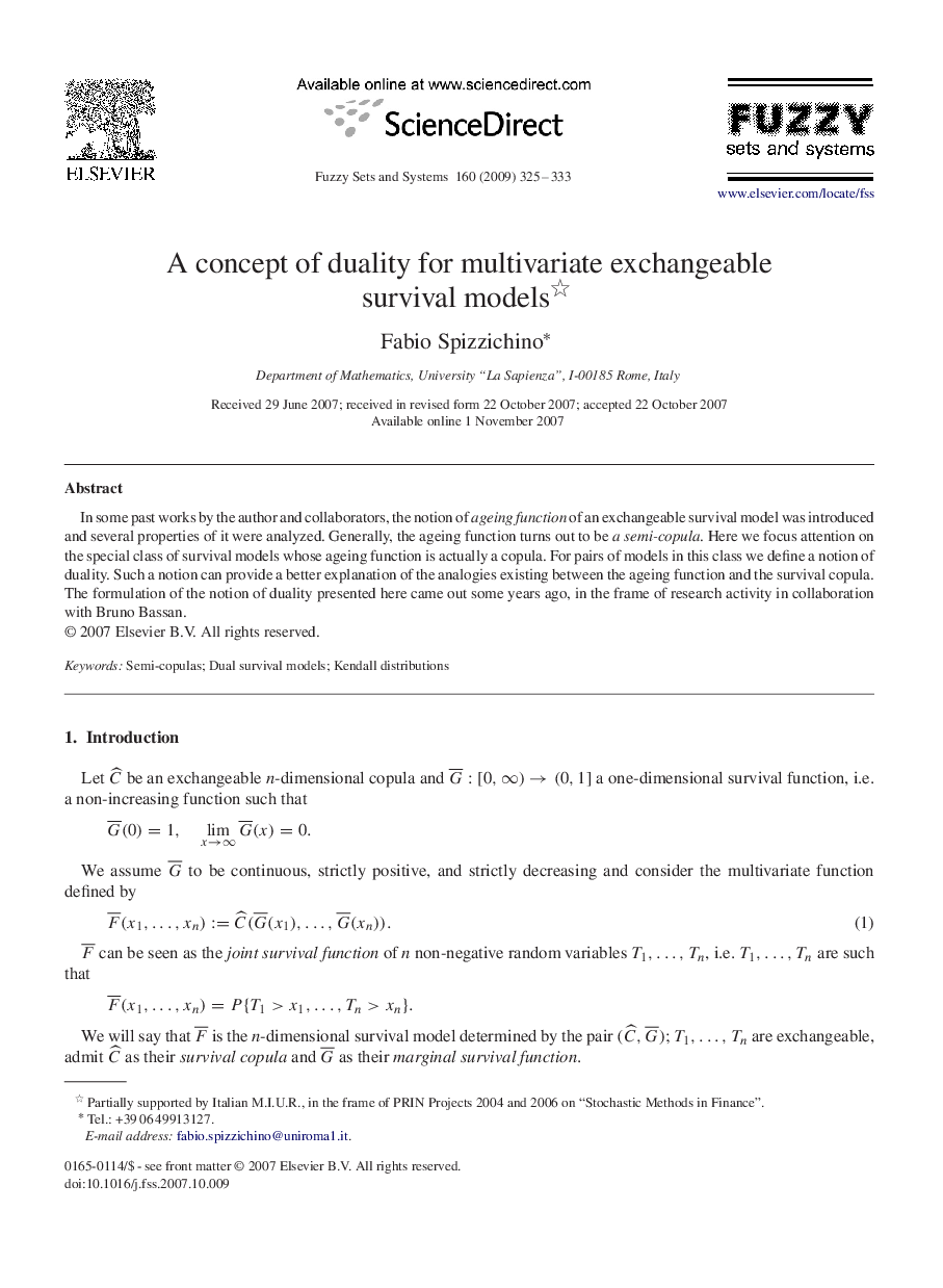 A concept of duality for multivariate exchangeable survival models 