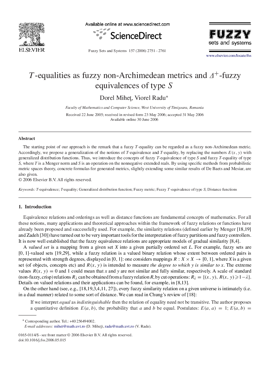 T-equalities as fuzzy non-Archimedean metrics and Δ+-fuzzy equivalences of type S