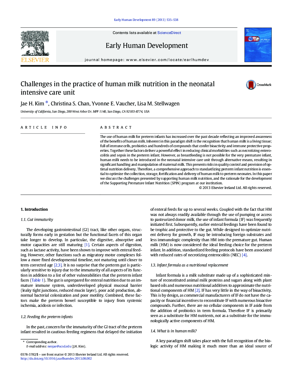 Challenges in the practice of human milk nutrition in the neonatal intensive care unit