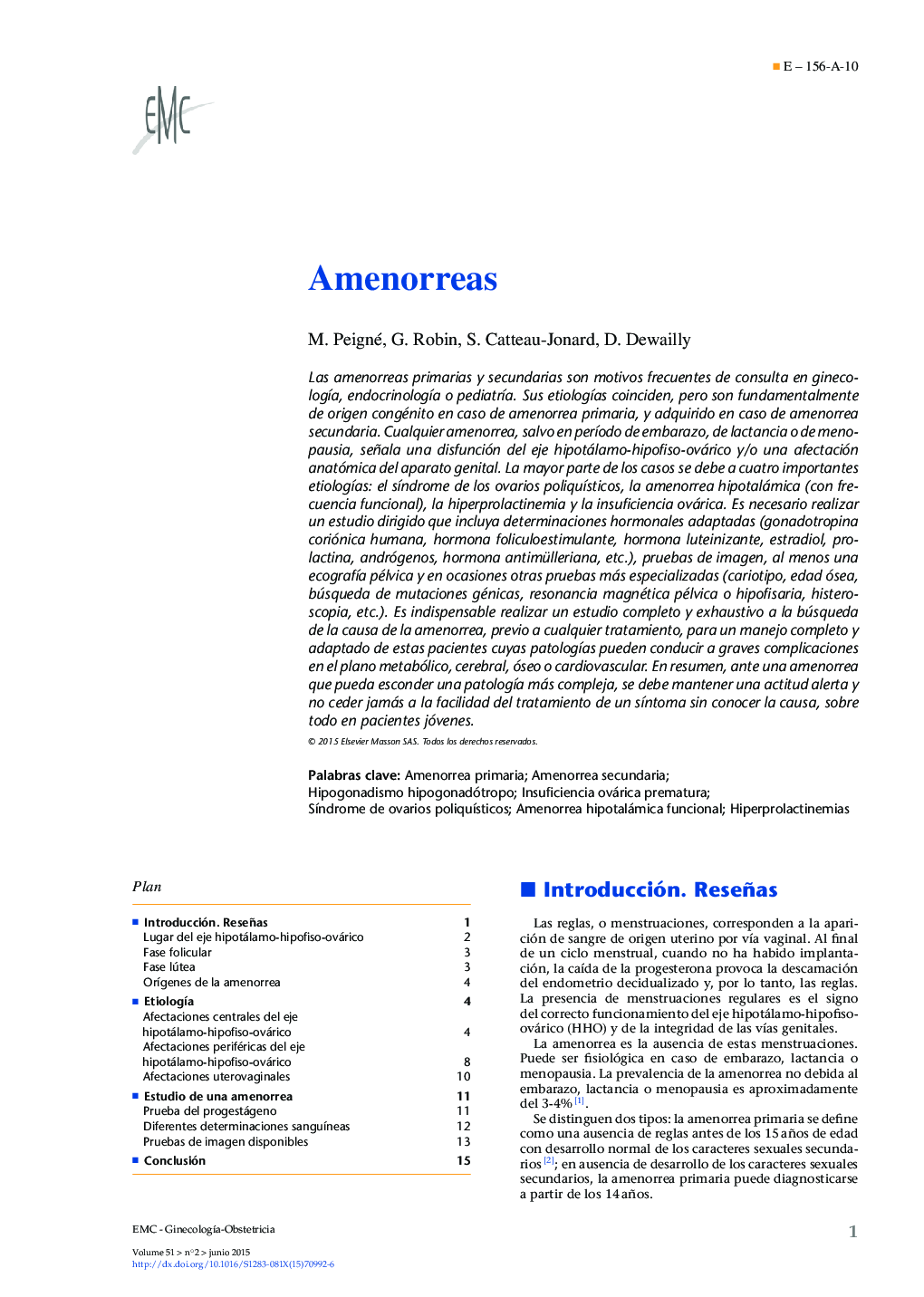 Amenorreas