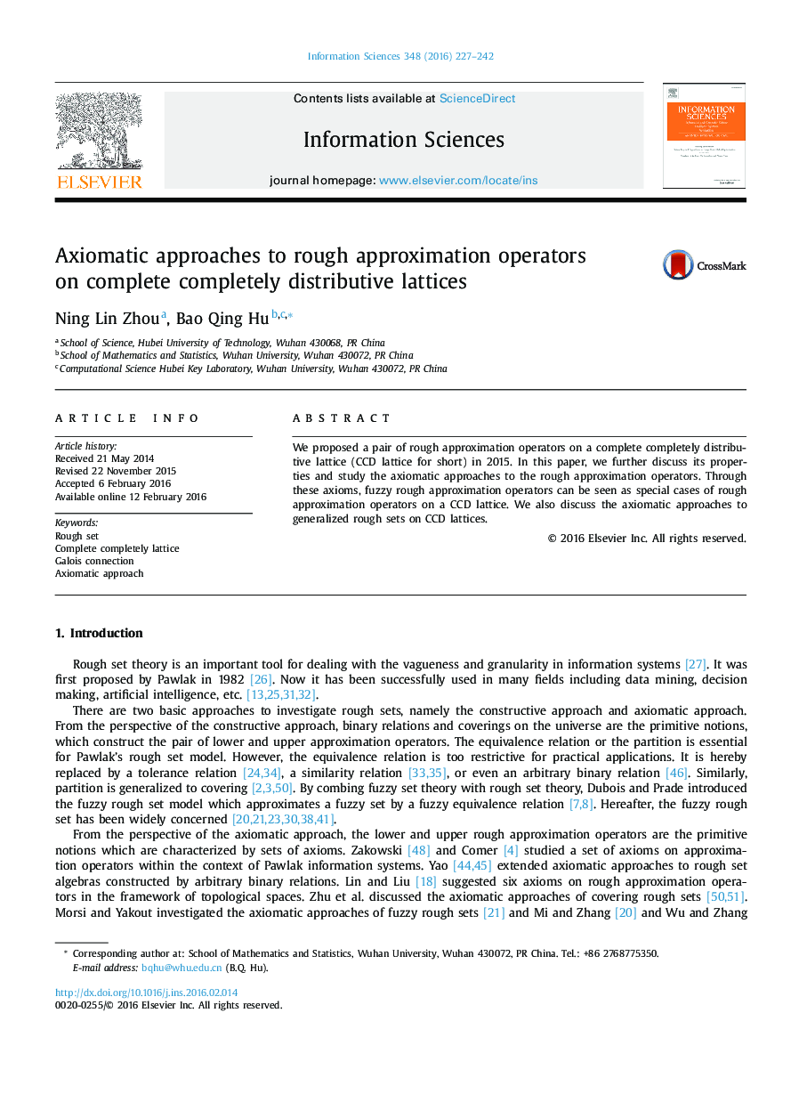 Axiomatic approaches to rough approximation operators on complete completely distributive lattices