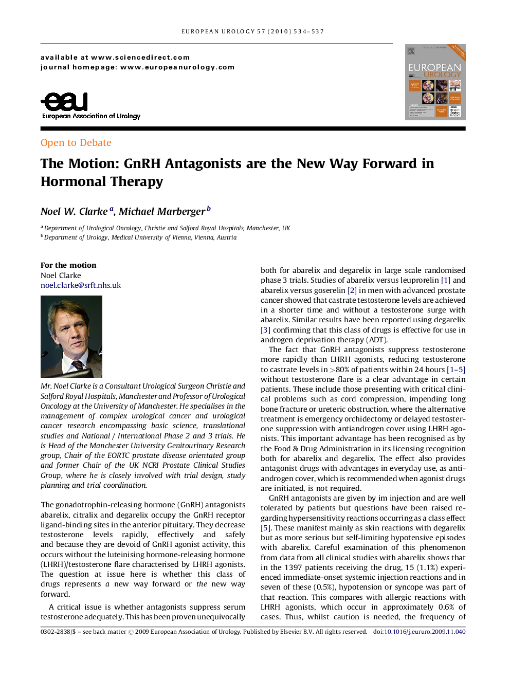 The Motion: GnRH Antagonists are the New Way Forward in Hormonal Therapy