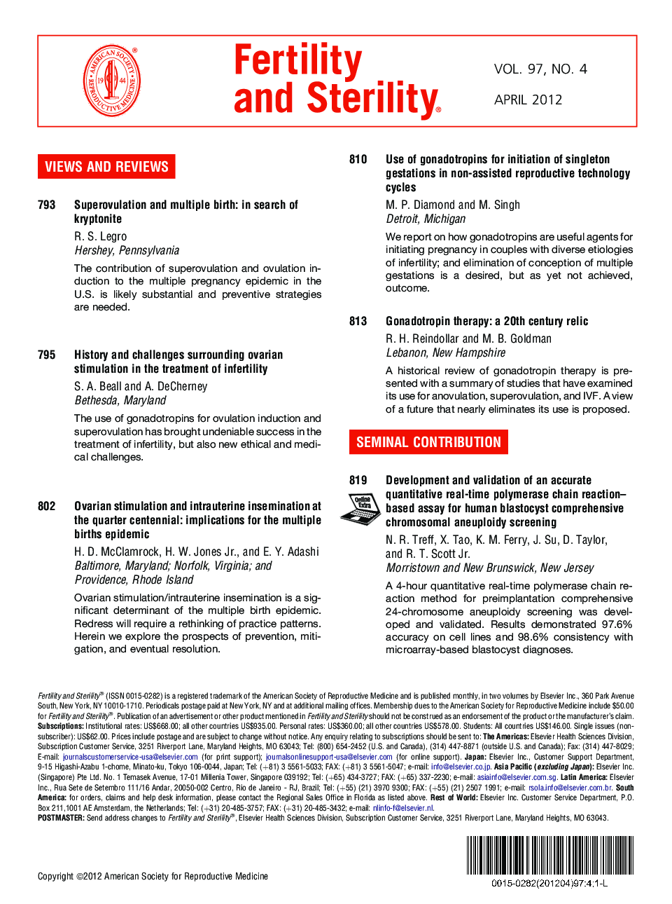 Table of Contents