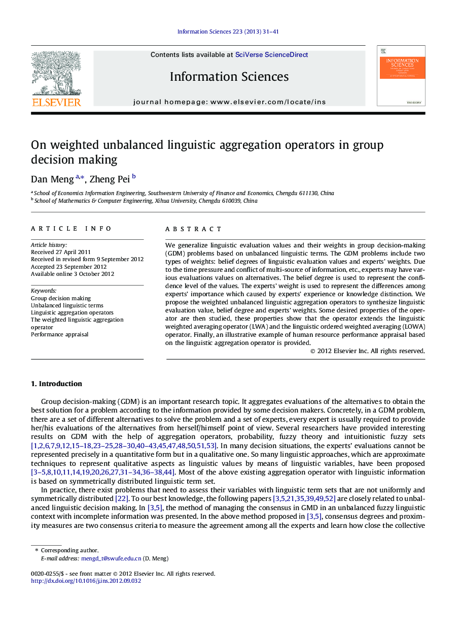 On weighted unbalanced linguistic aggregation operators in group decision making