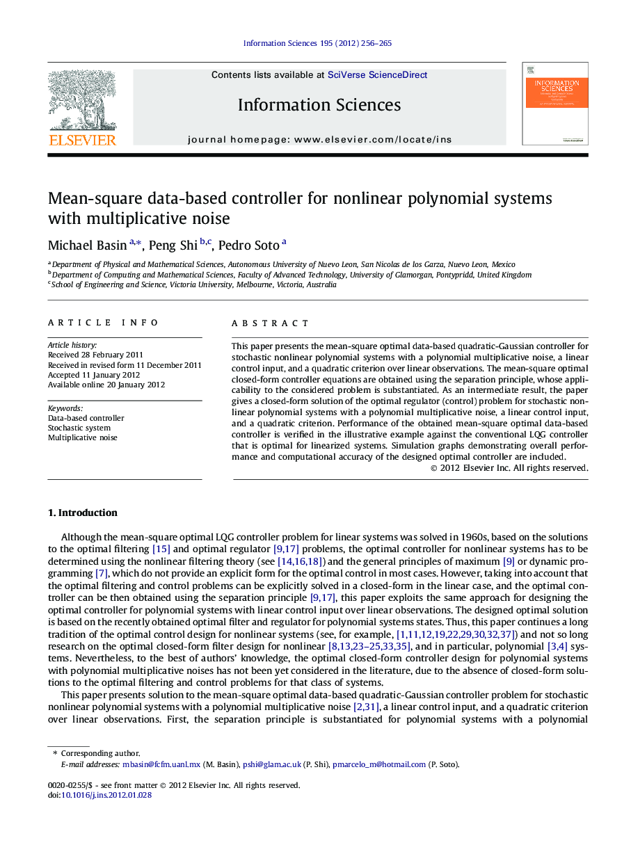 Mean-square data-based controller for nonlinear polynomial systems with multiplicative noise