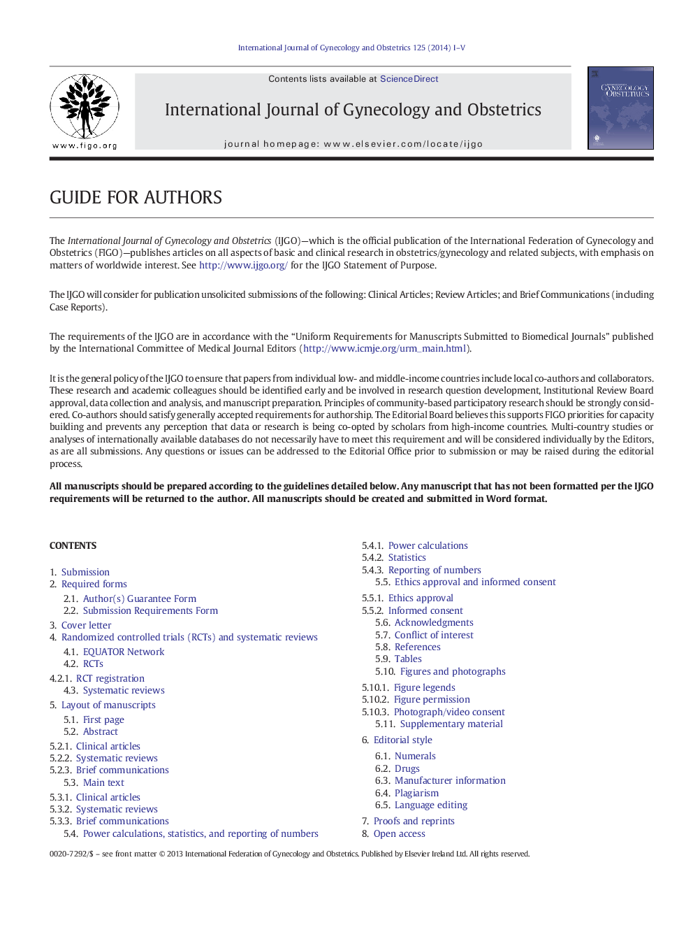 Instructions to Authors