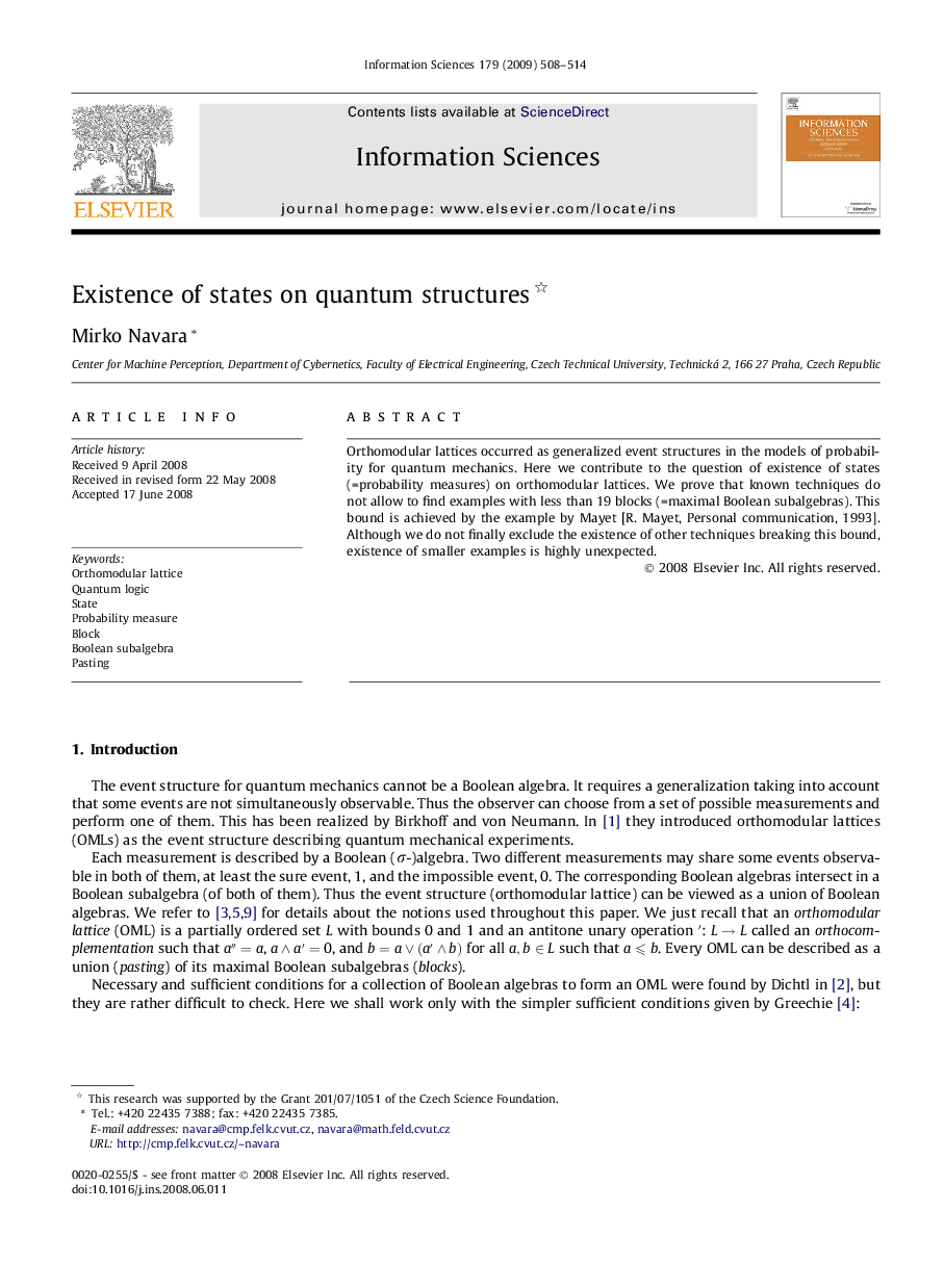 Existence of states on quantum structures 