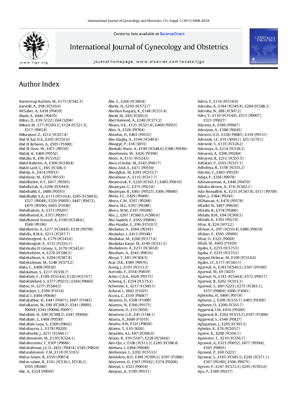 Author Index