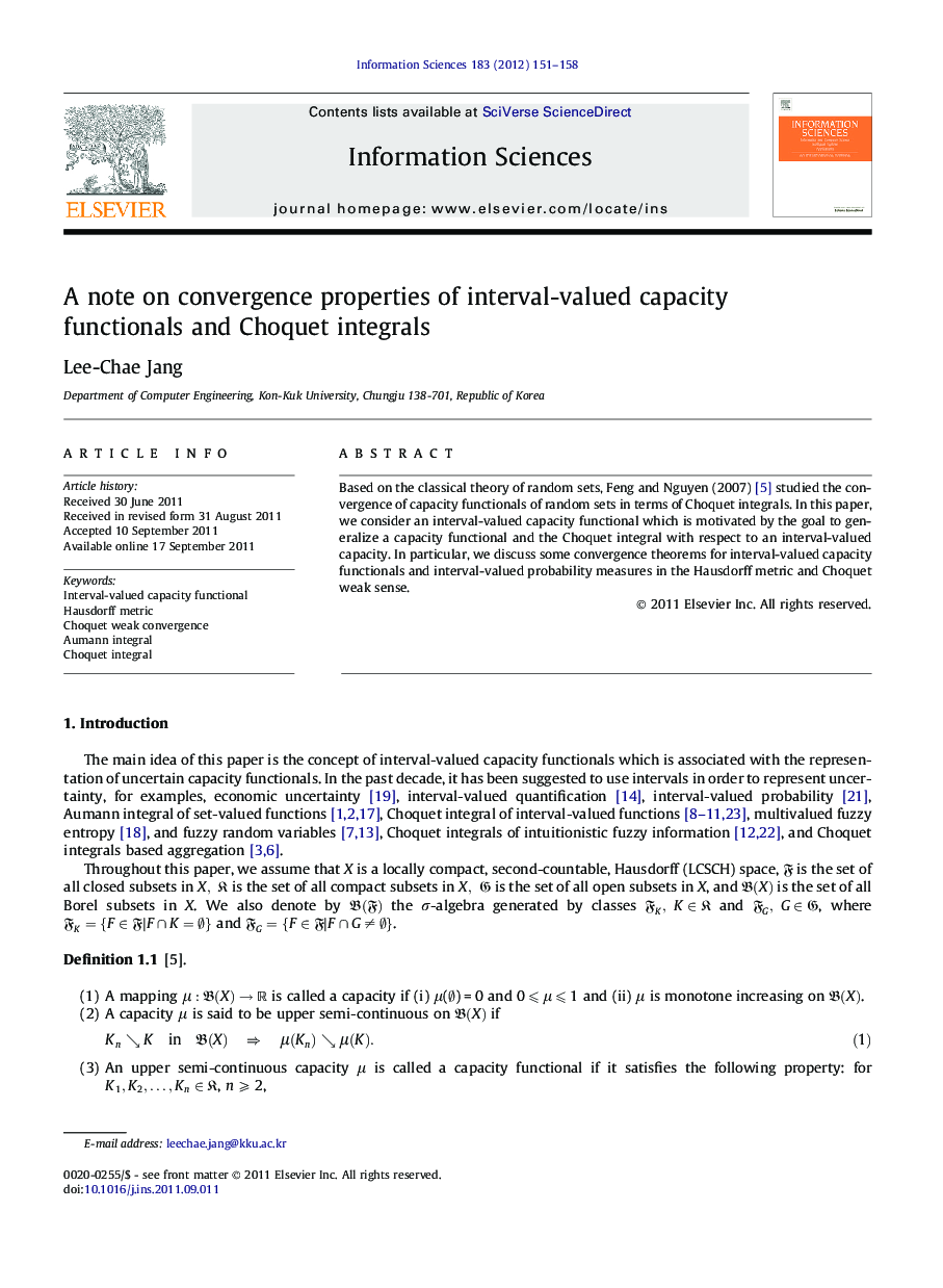 A note on convergence properties of interval-valued capacity functionals and Choquet integrals