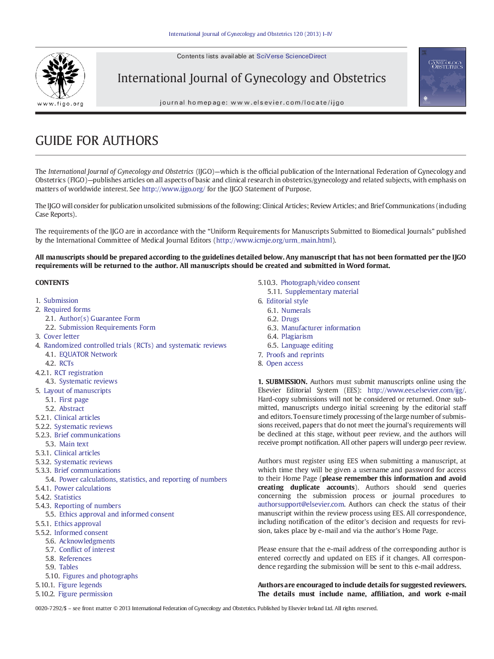 Instructions to Authors