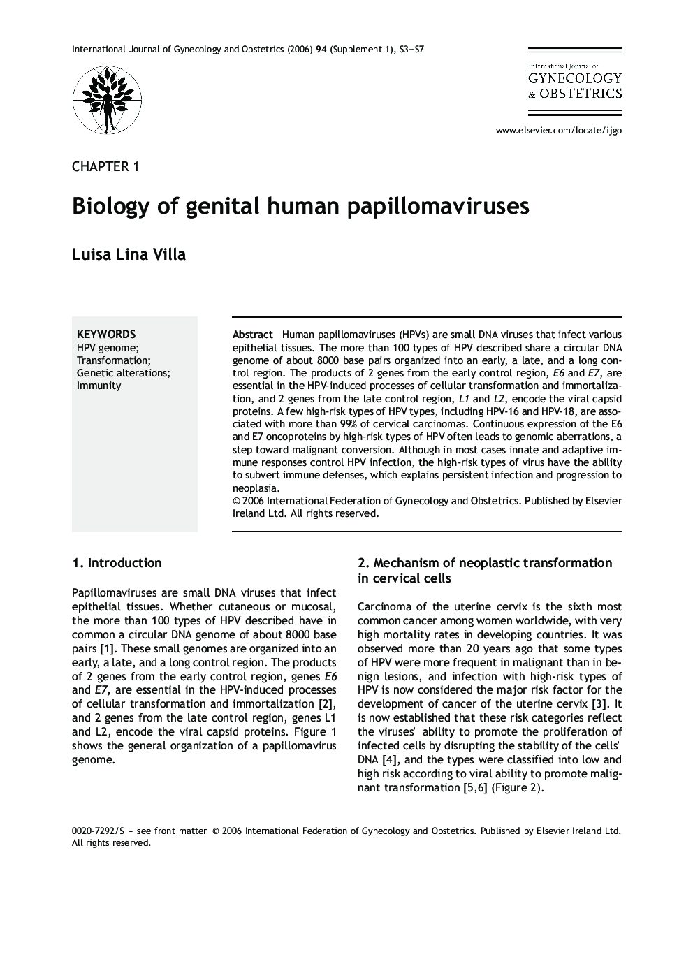 CHAPTER 1 Biology of genital human papillomaviruses