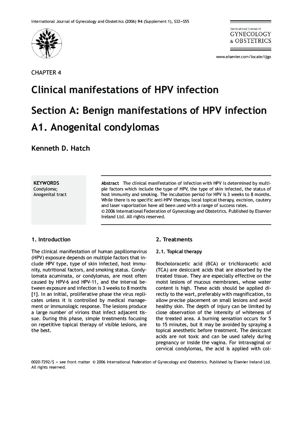 عکس صفحه اول مقاله: CHAPTER 4 Clinical manifestations of HPV infection Section A: Benign manifestations of HPV infection: A1. Anogenital condylomas CHAPTER 4 Clinical manifestations of HPV infection Section A: Benign manifestations of HPV infection: A1. Anogenital condylomas