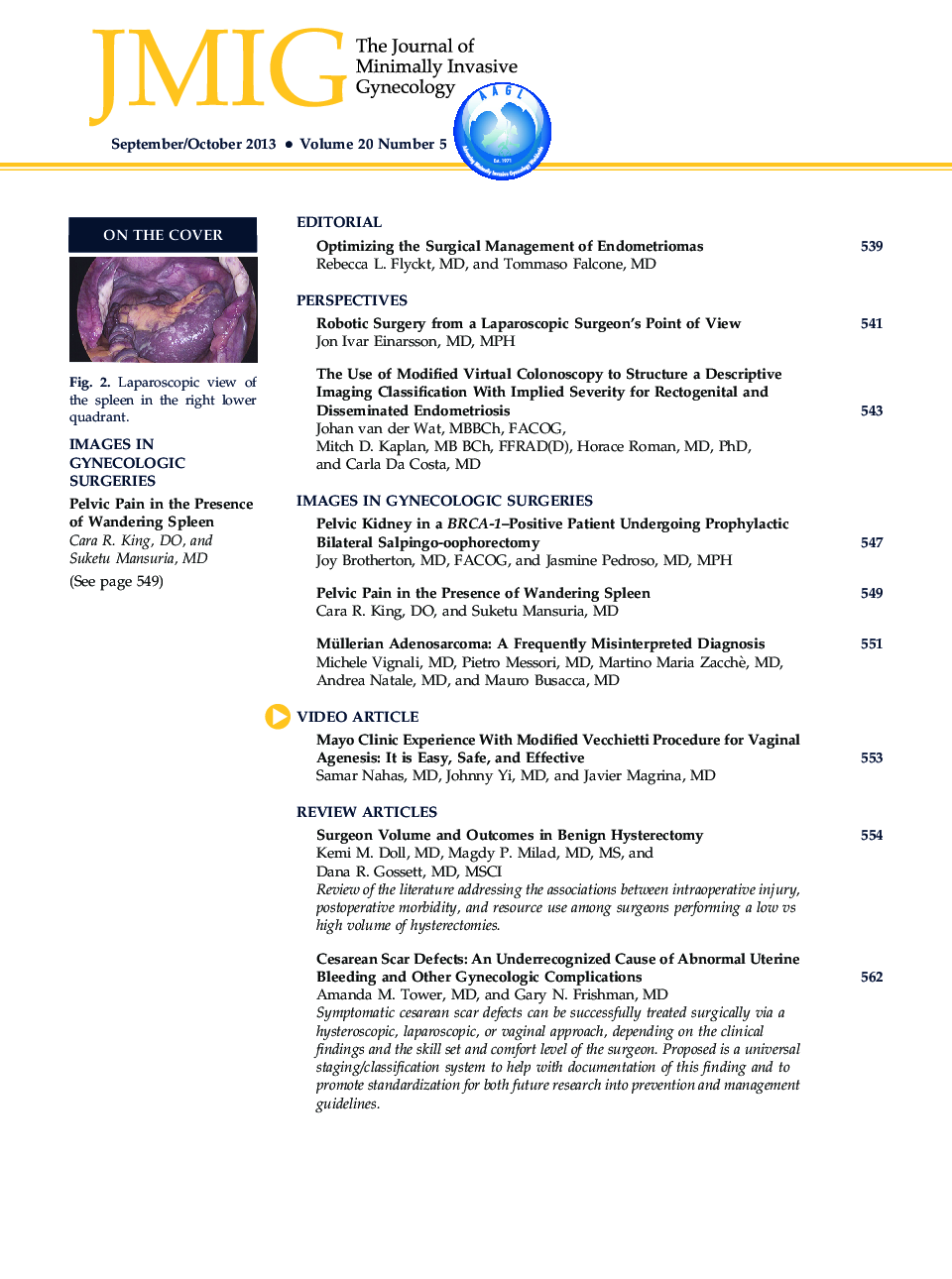 Table of Contents
