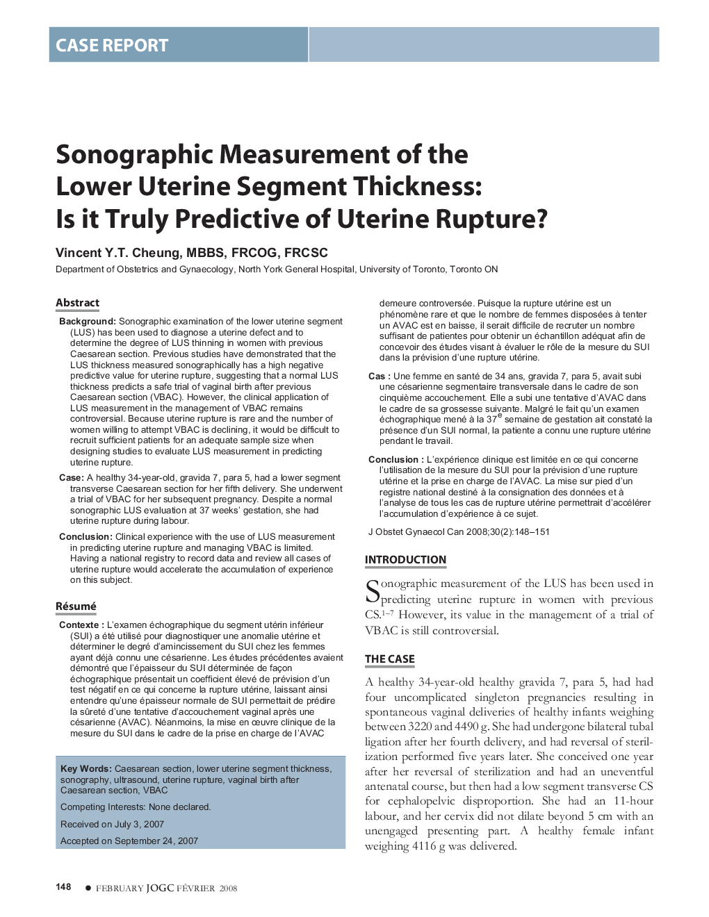 Sonographic Measurement of the Lower Uterine Segment Thickness: Is it Truly Predictive of Uterine Rupture?