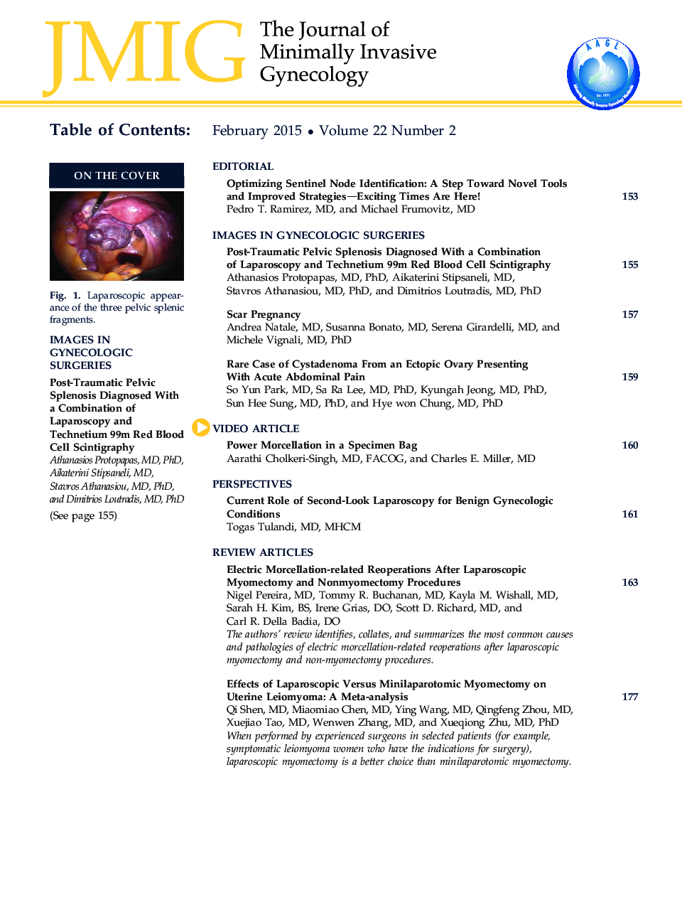 عکس صفحه اول مقاله: Table of Contents Table of Contents