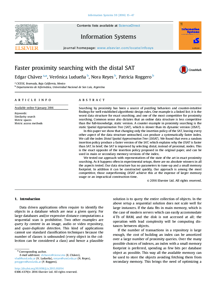 Faster proximity searching with the distal SAT