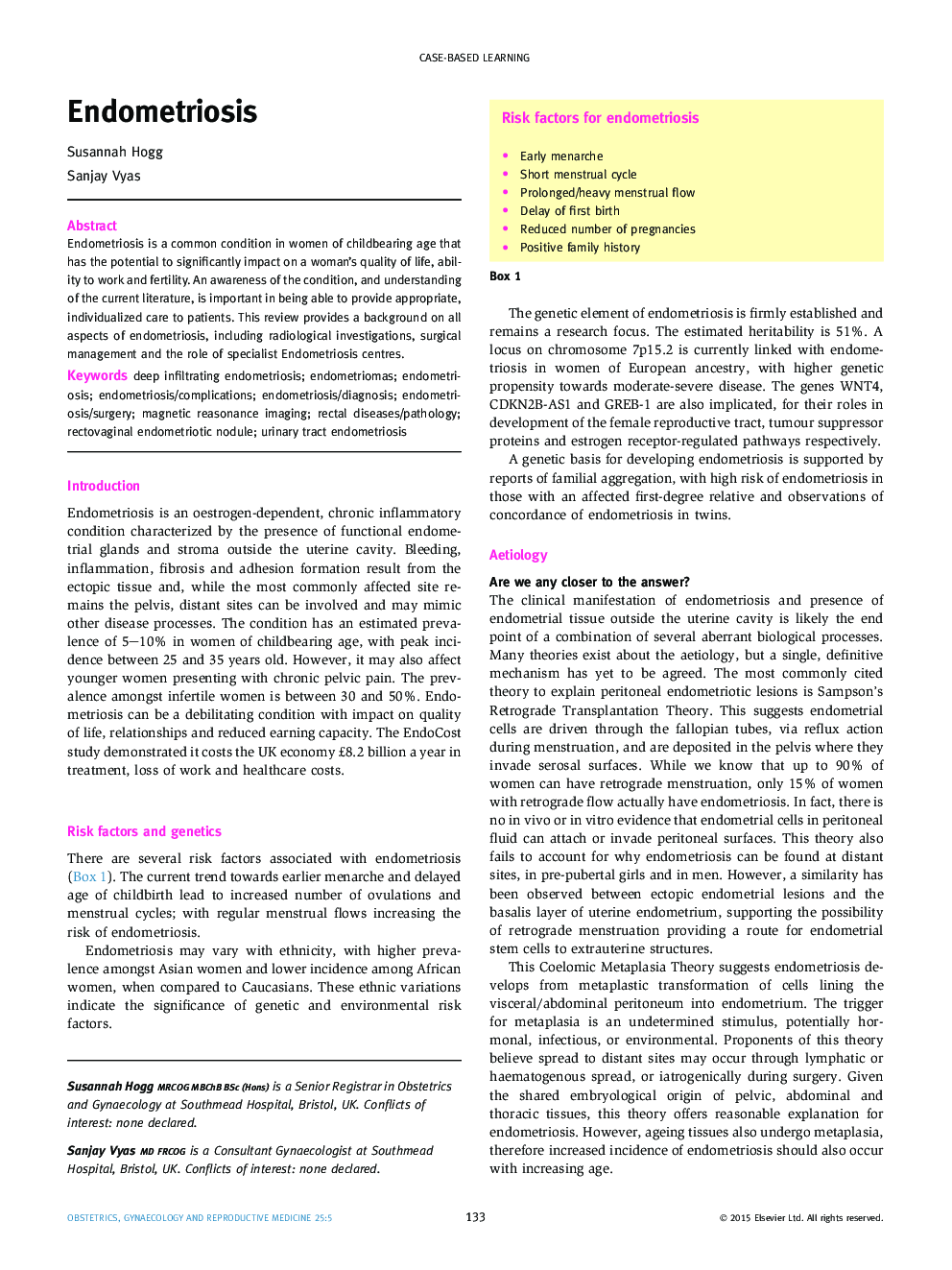 Endometriosis