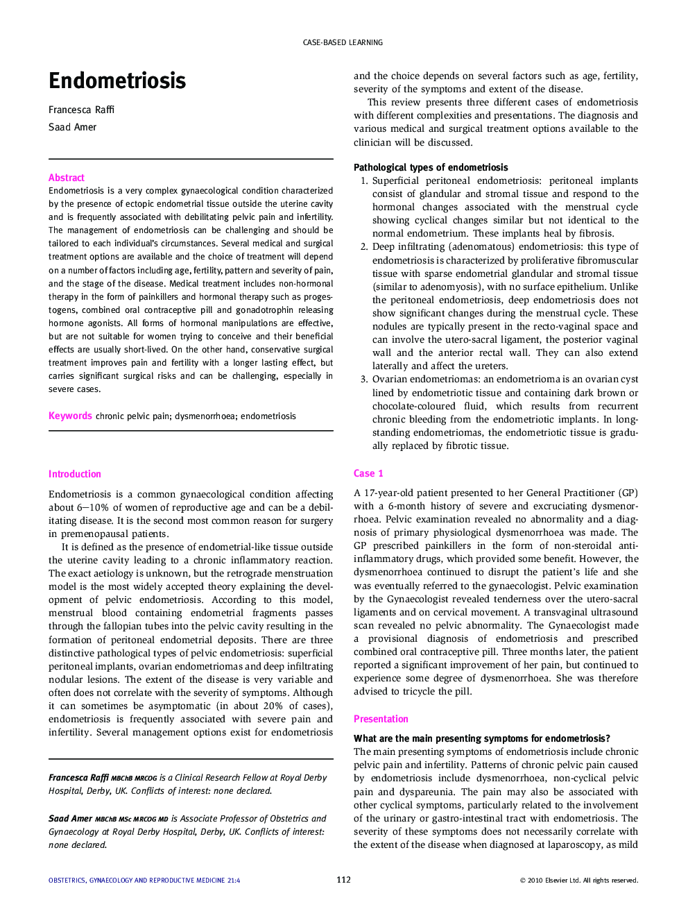 Endometriosis