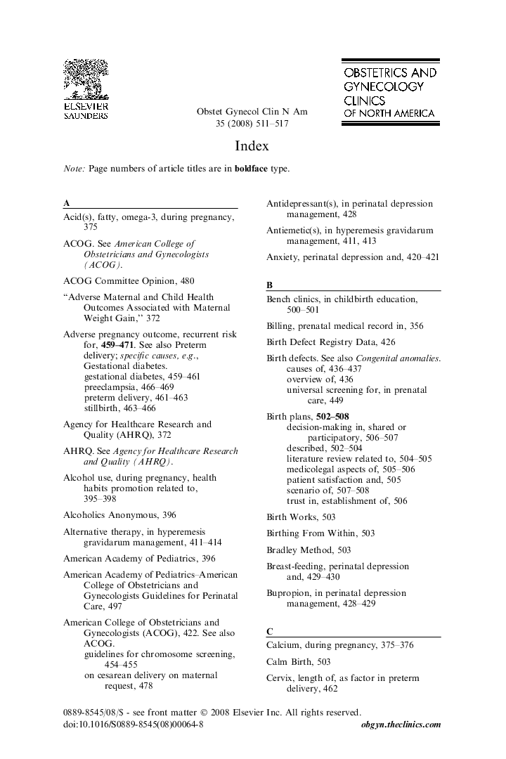 Index