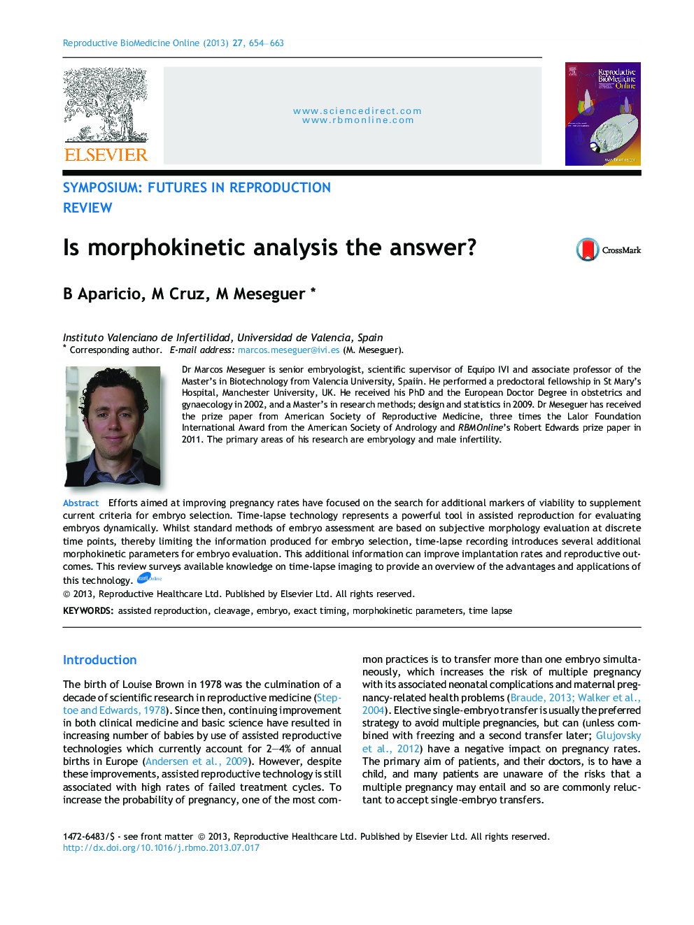 Is morphokinetic analysis the answer? 