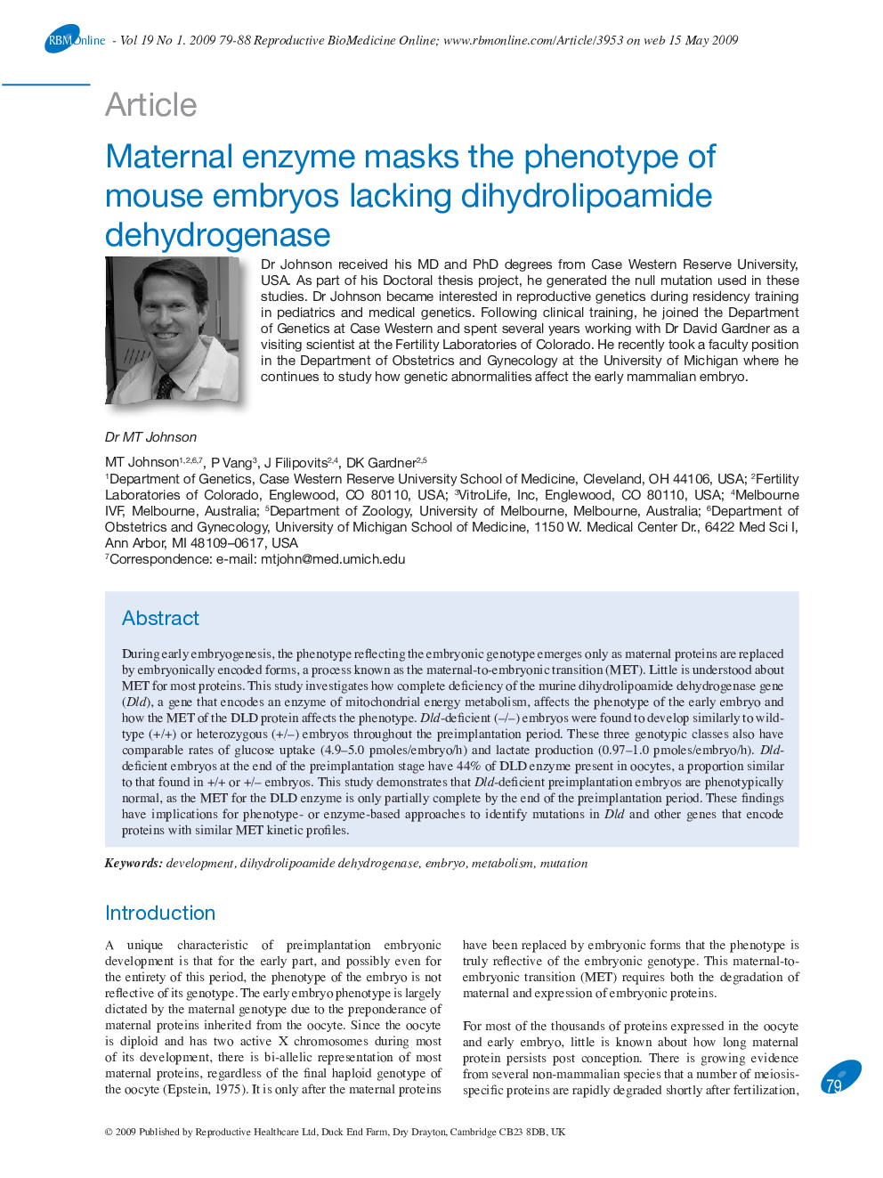 Maternal enzyme masks the phenotype of mouse embryos lacking dihydrolipoamide dehydrogenase 