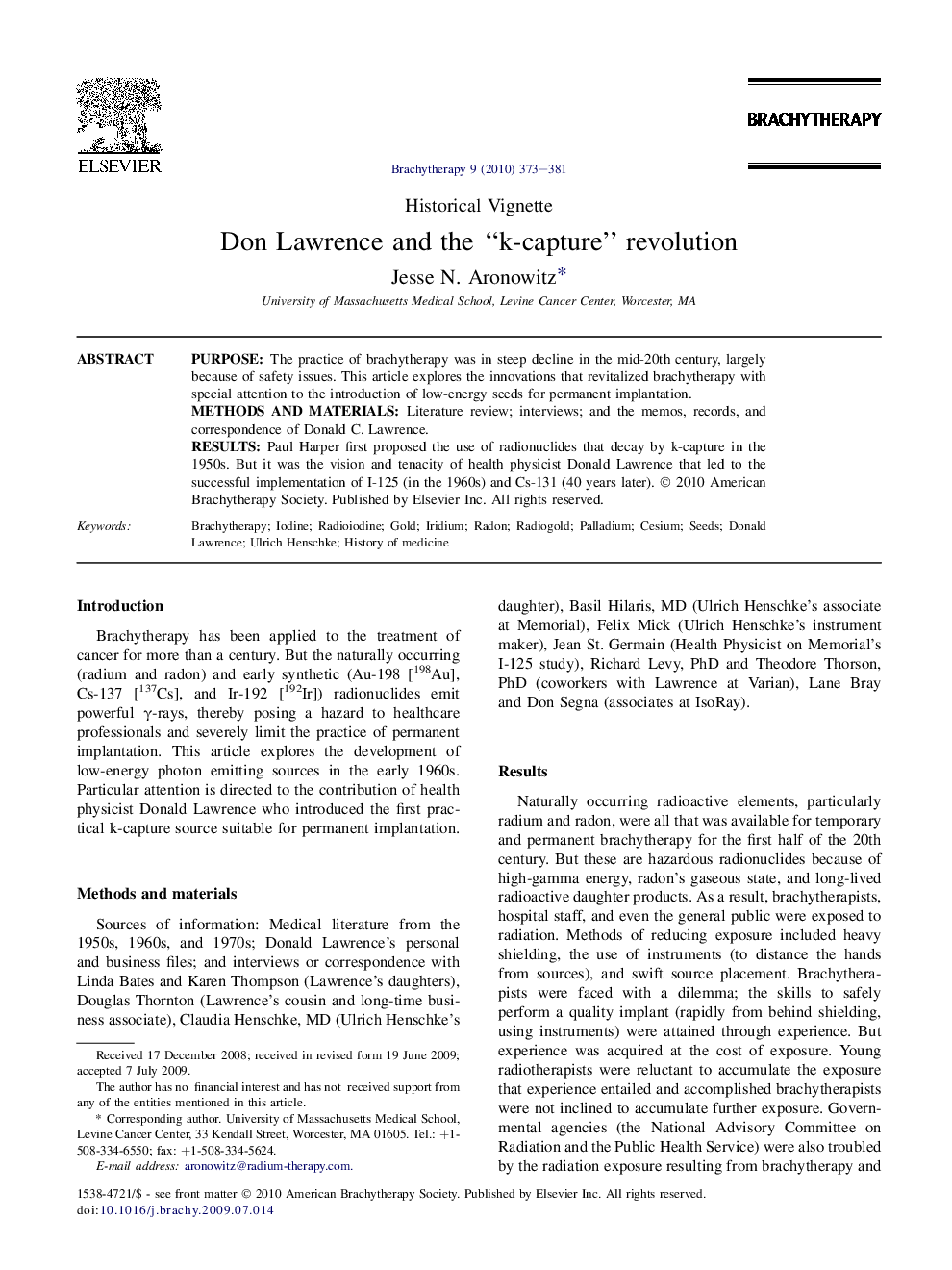 Don Lawrence and the “k-capture” revolution