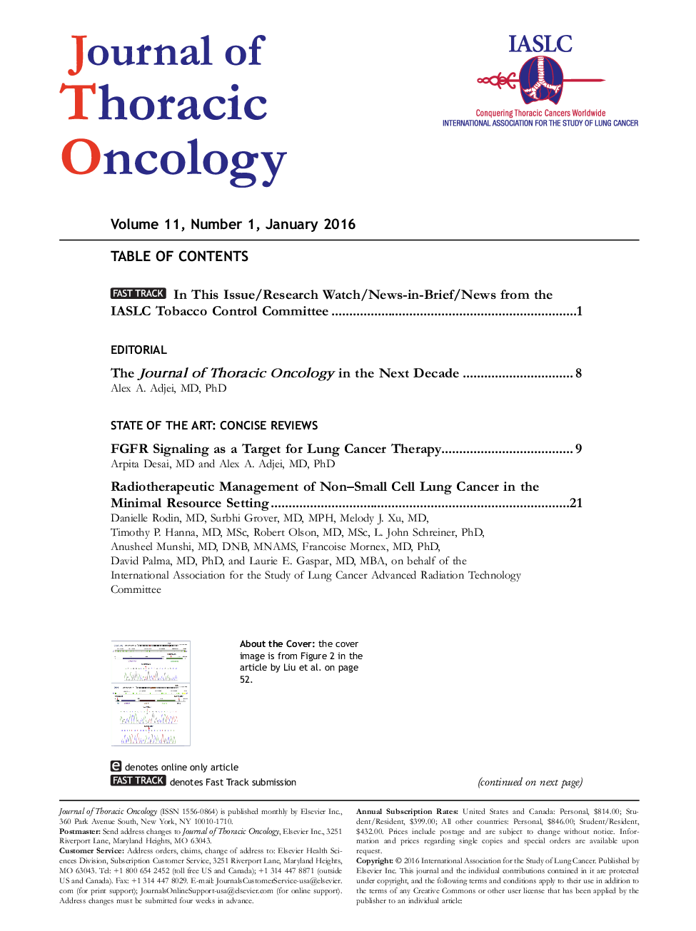 عکس صفحه اول مقاله: Table of Contents Table of Contents