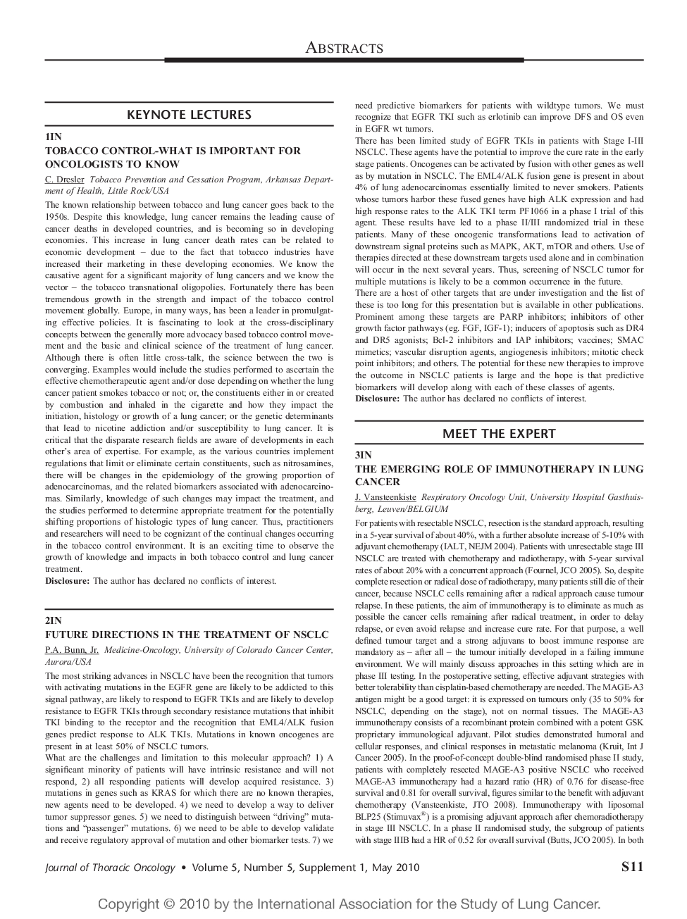 Abstracts