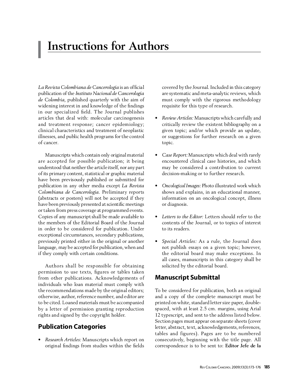 Instructions for Authors