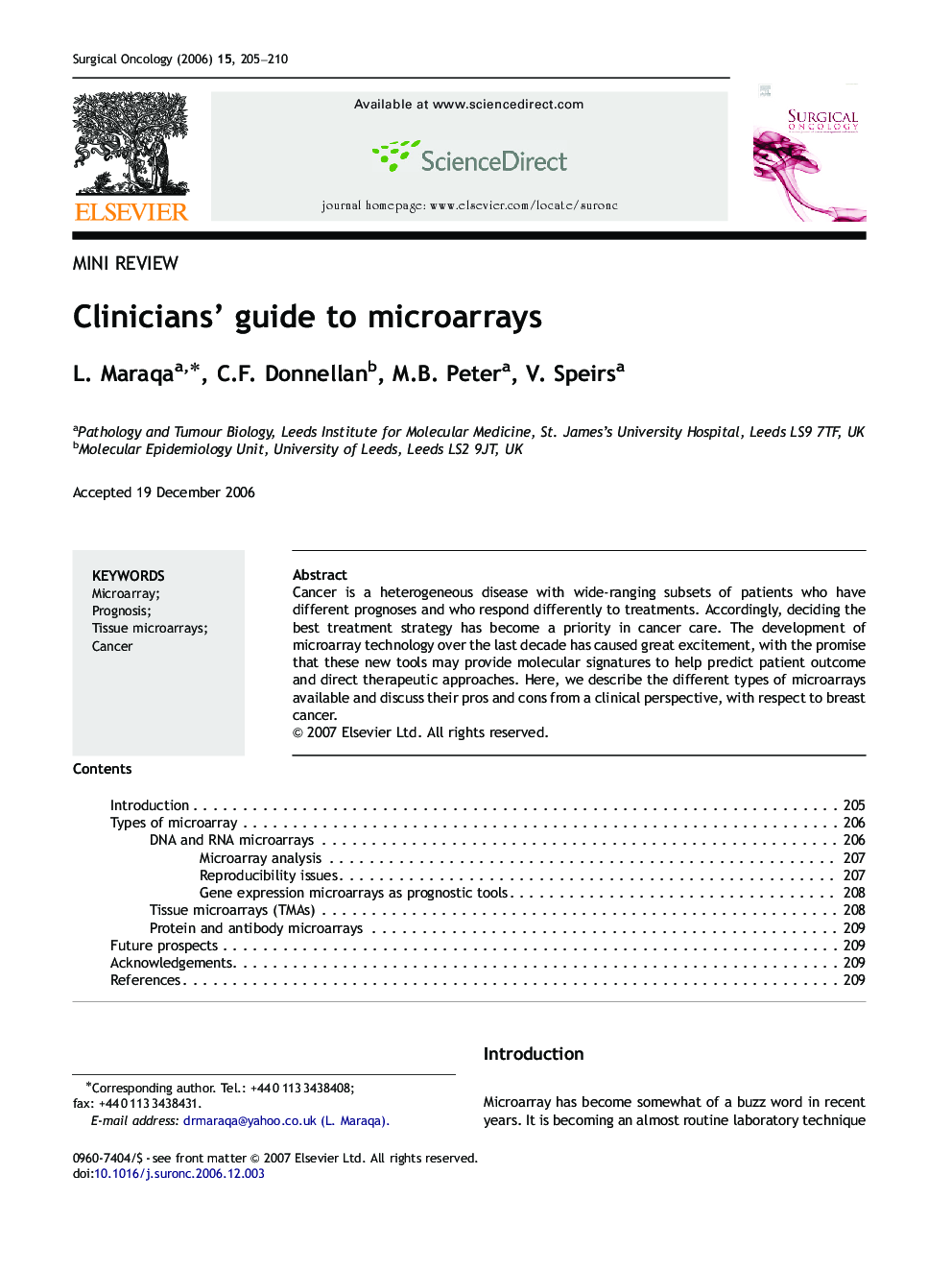 Clinicians’ guide to microarrays