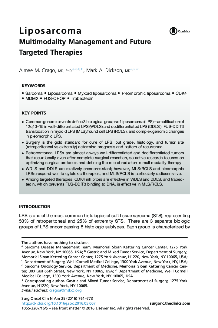 Liposarcoma