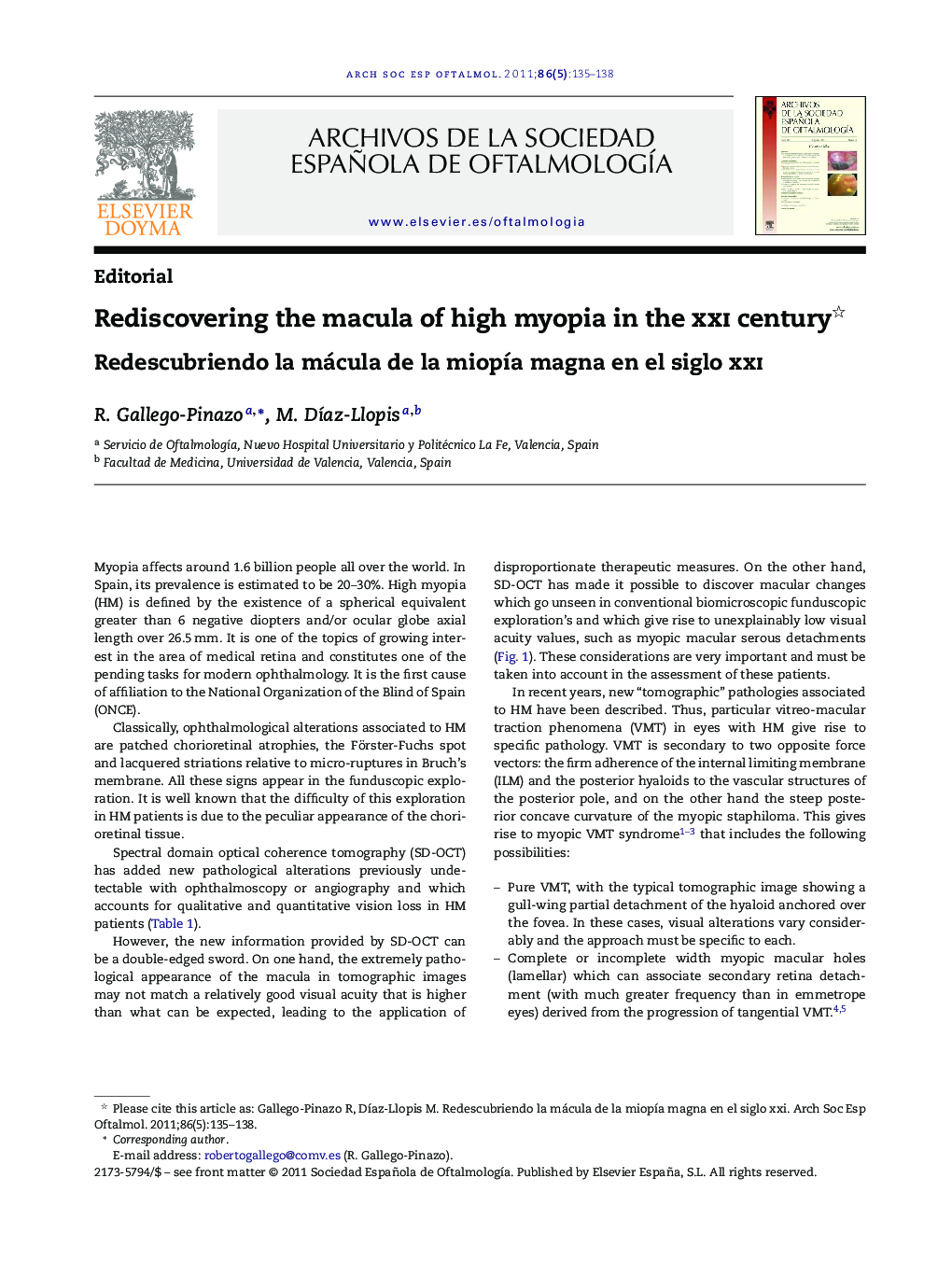 Rediscovering the macula of high myopia in the xxi century