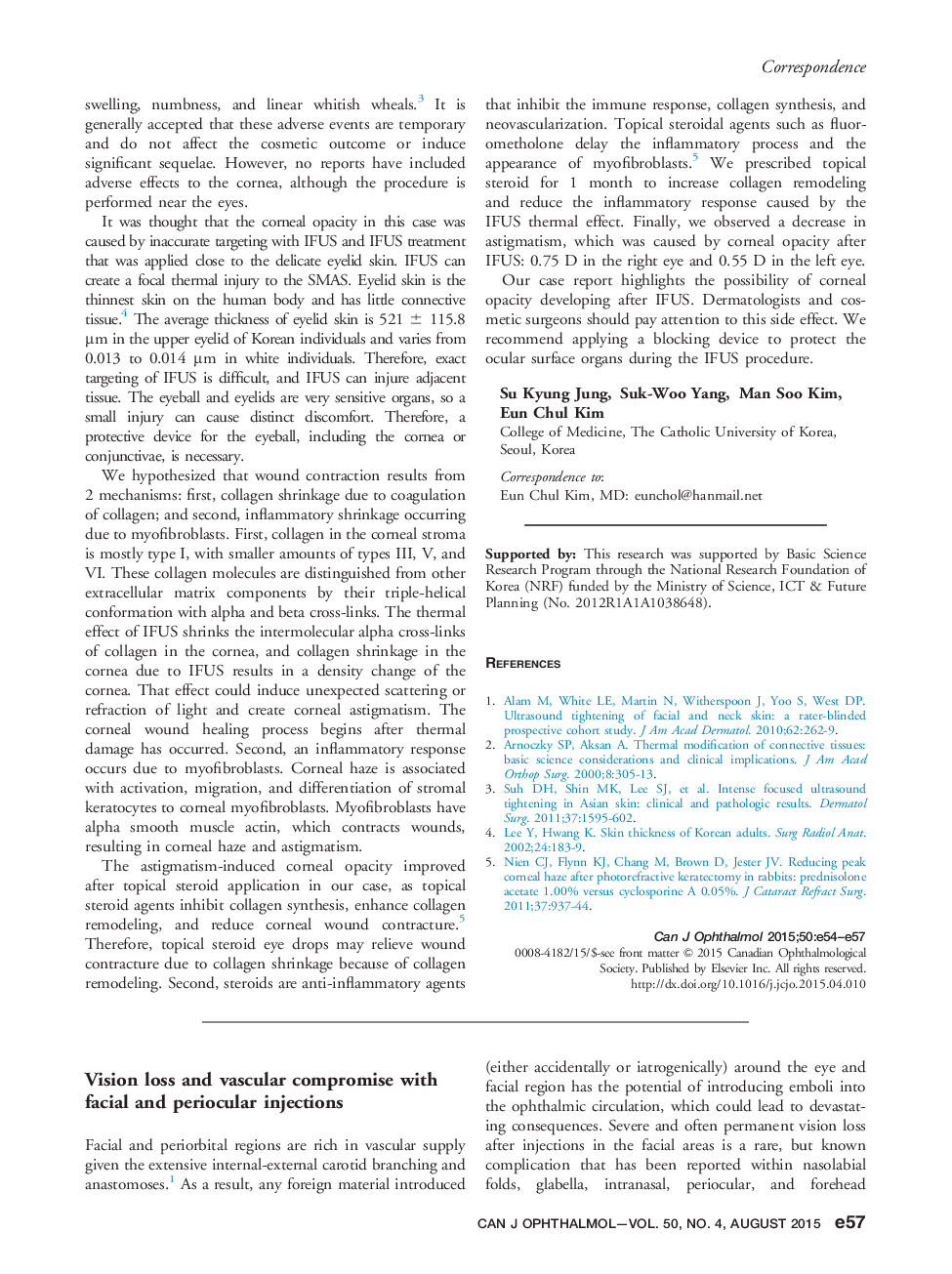 Vision loss and vascular compromise with facial and periocular injections