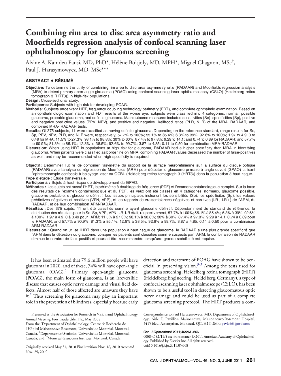 Combining rim area to disc area asymmetry ratio and Moorfields regression analysis of confocal scanning laser ophthalmoscopy for glaucoma screening